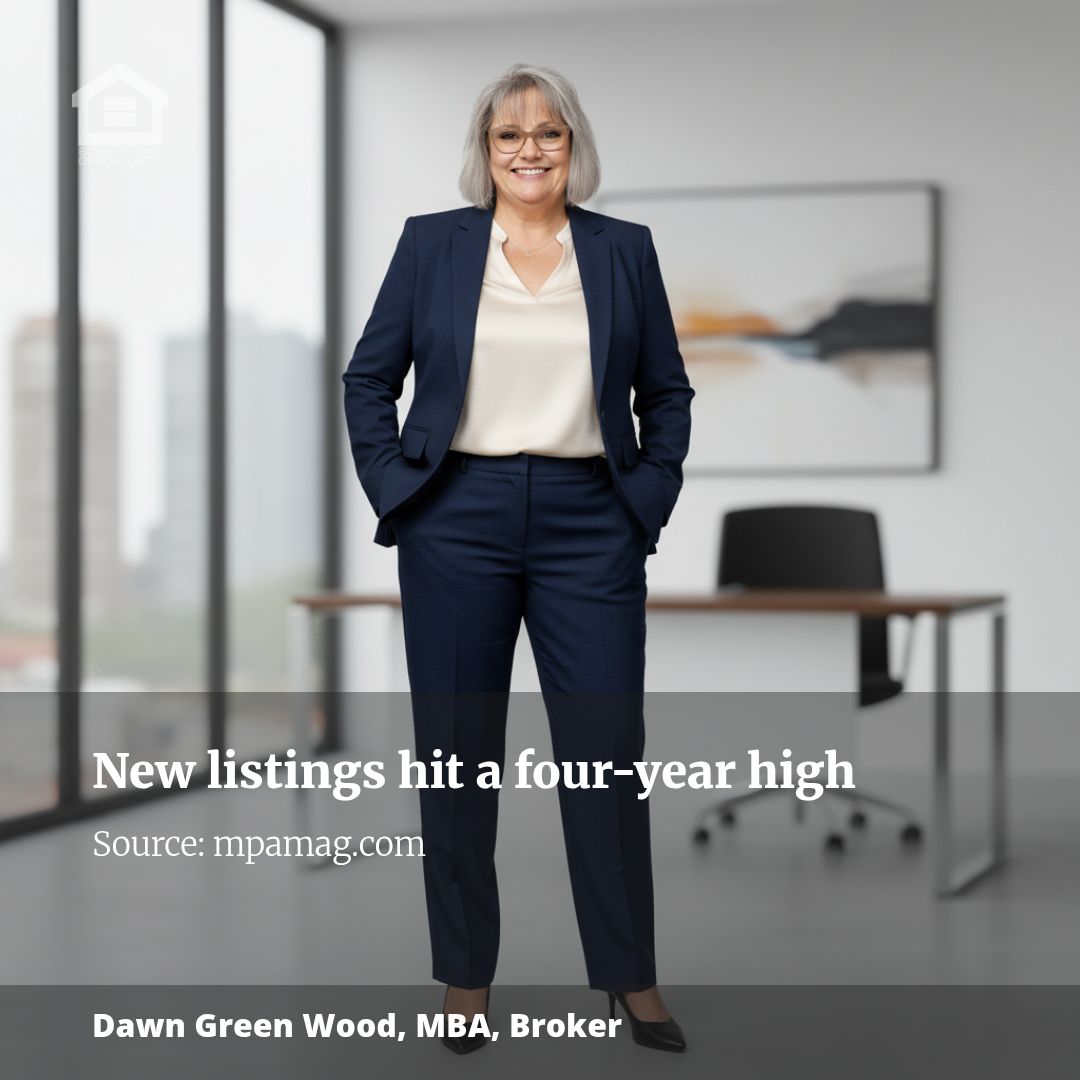 New listings hit a four-year high